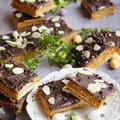 Karmelowe wafle z polewą czekoladową