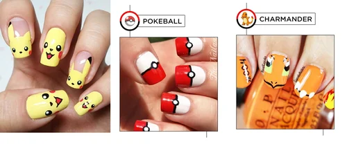 Pokemonowe wzory na manicure – nie tylko dla zawodowych graczy