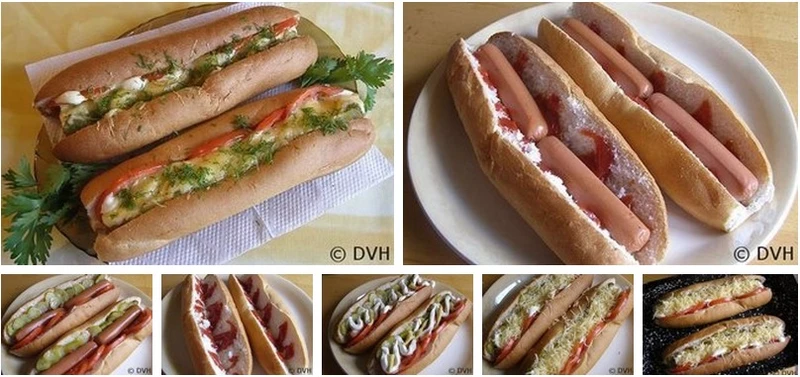 Domowe hot-dogi