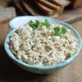 Pasta jajeczna z wędzoną makrelą i musztardą