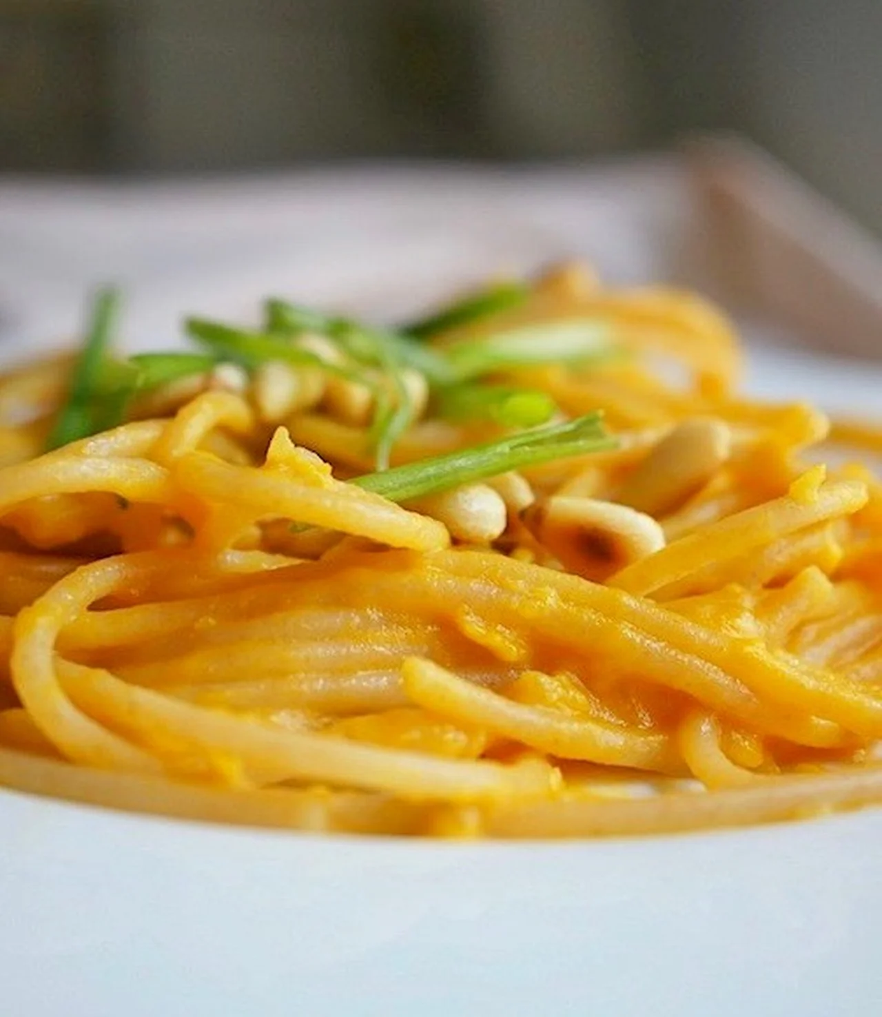Spaghetti Dyniowe z Serkiem Mascarpone