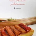 Tarta Creme Patissiere z Rabarbarem