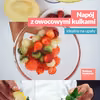 Napój z owocowymi kulkami
