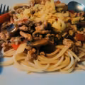 Spaghetti - mocno paprykowe