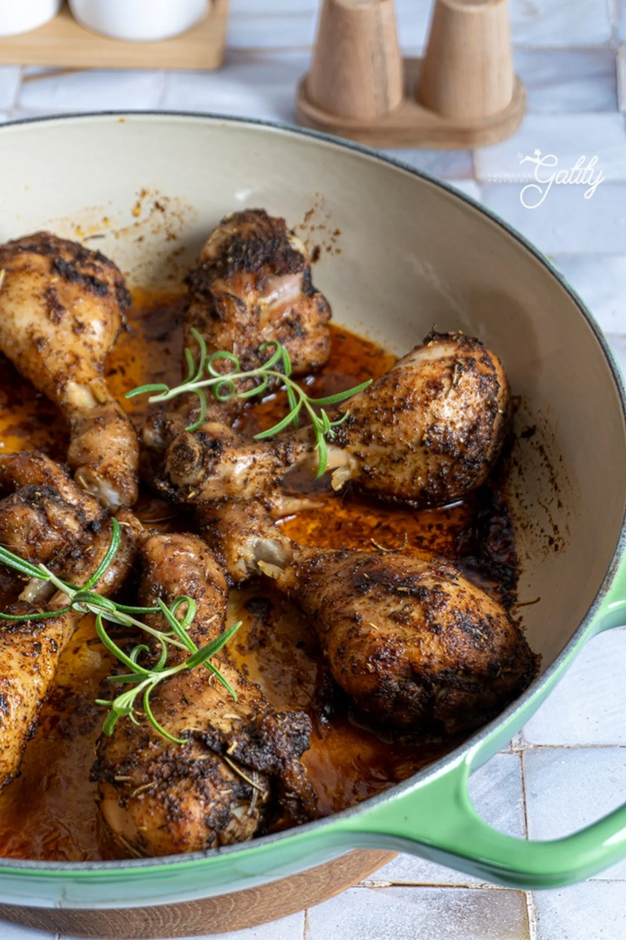 Pieczone udka z kurczaka