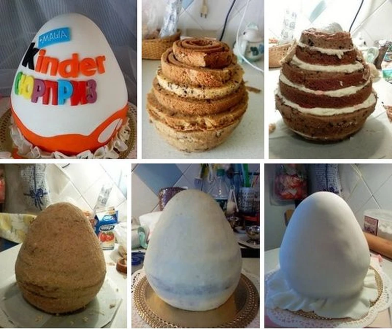 Tort Kinder niespodzianka
