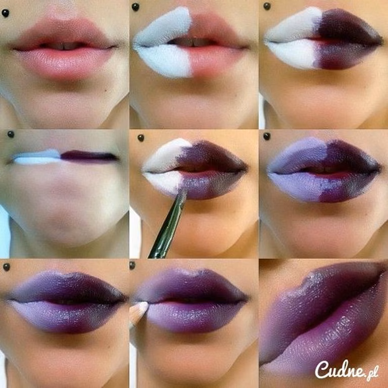 Usta ombre