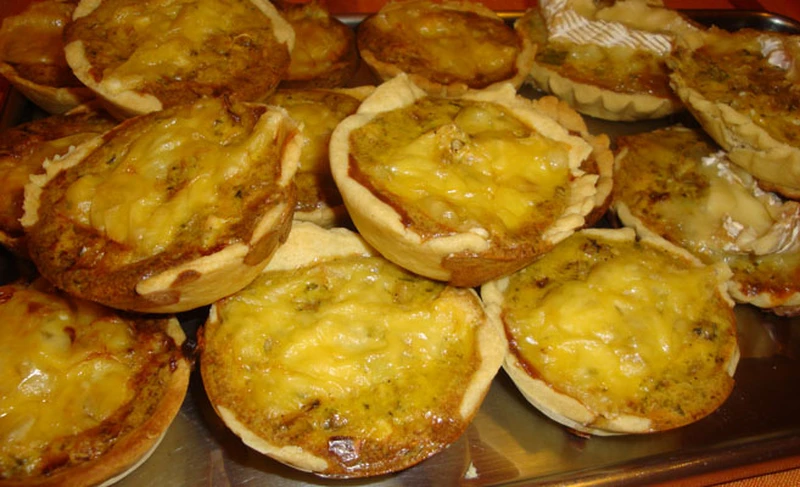 Mini quiche z kurczakiem