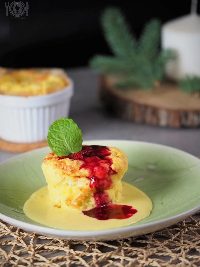 Keto suflet jogurtowy (Paleo, LowCarb)