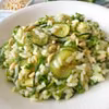 Risotto z cukinią i pietruszkowym pesto