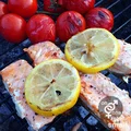 grillowany łosoś