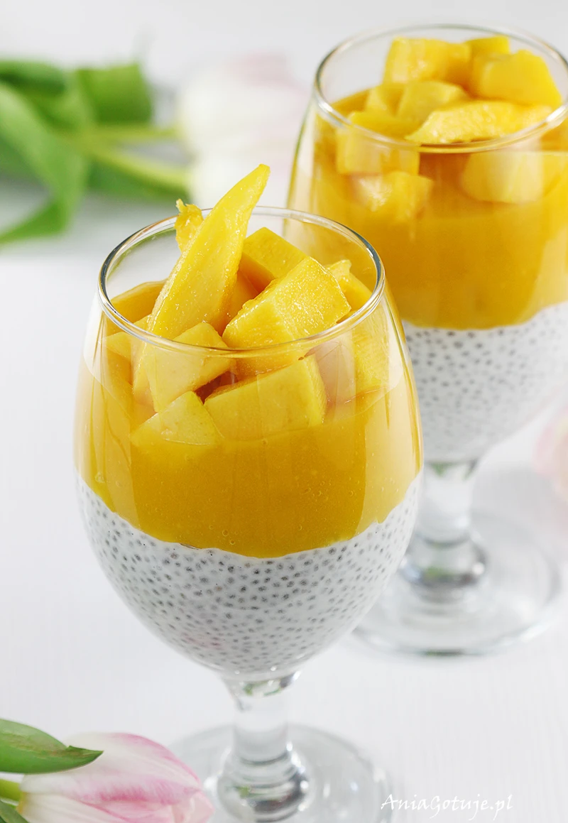 Pudding chia z mango