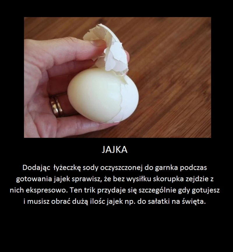 Prosty trik na łatwe do obrania jajka