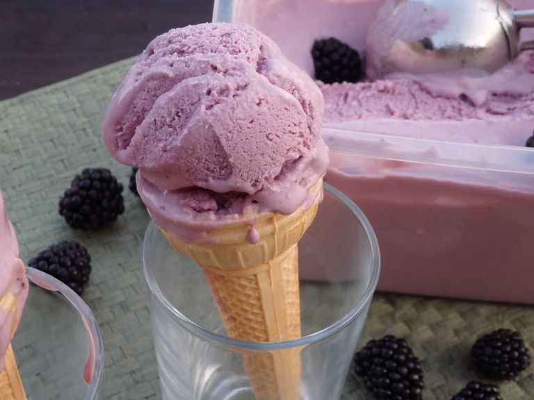 Lody jeżynowe