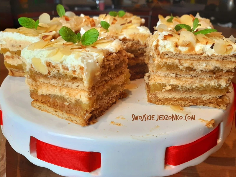 Krówka jabłkowa bez pieczenia