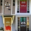 Dekoracje na Halloween - drzwi