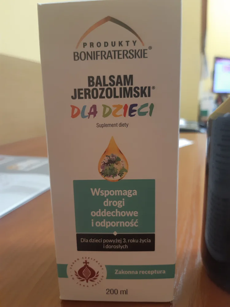 Zdjęcie Uwaga na syrop dla dzieci: "Balsam Jerozolimski" zawiera niebezpieczny składnik #1