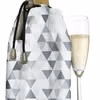 Cooler do szampana, karo szare - Vacu Vin Zawsze schłodzone wino
