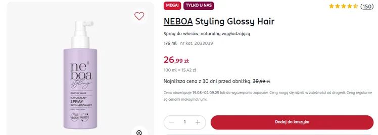 Zdjęcie Ten spray do włosów z Rossmanna za 26 zł robi furorę! Opinie o efekcie tafli i turbo wygładzeniu mnożą się bez końca #1