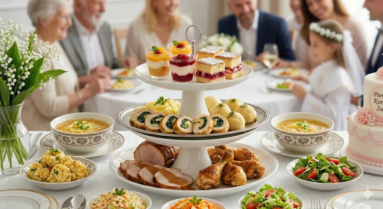 Co podać na obiad na komunię? Oto menu, które zawsze się sprawdza