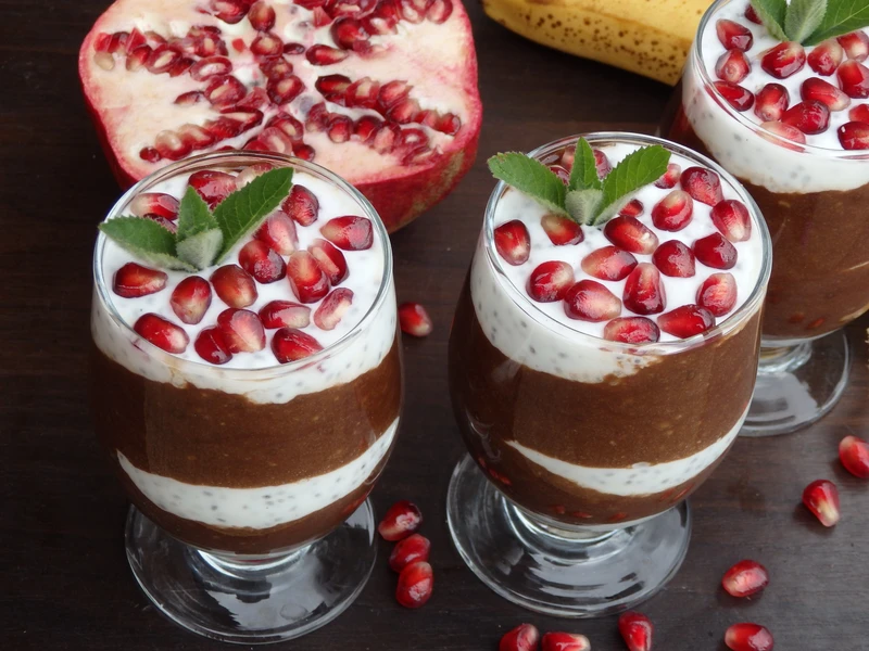 Deser jogurtowo-bananowy z chia