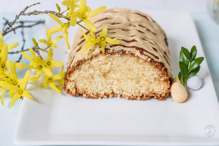 Prosta babka biszkoptowa z jabłkiem