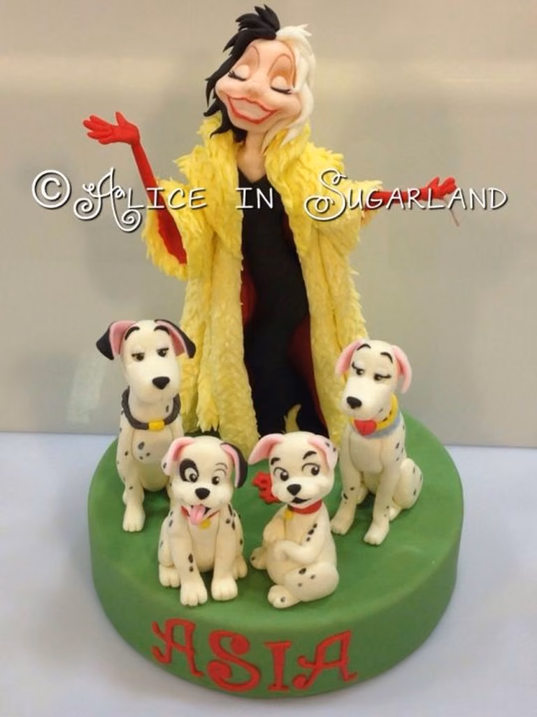 Cruella z pieskami
