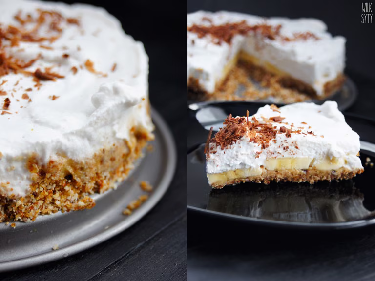 Zdrowe ciasto banoffee bez pieczenia (5 składników)