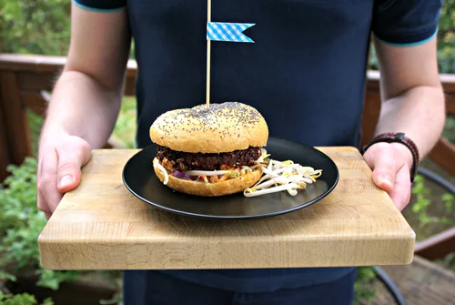 Burgery z... buraka! Pyszne :)