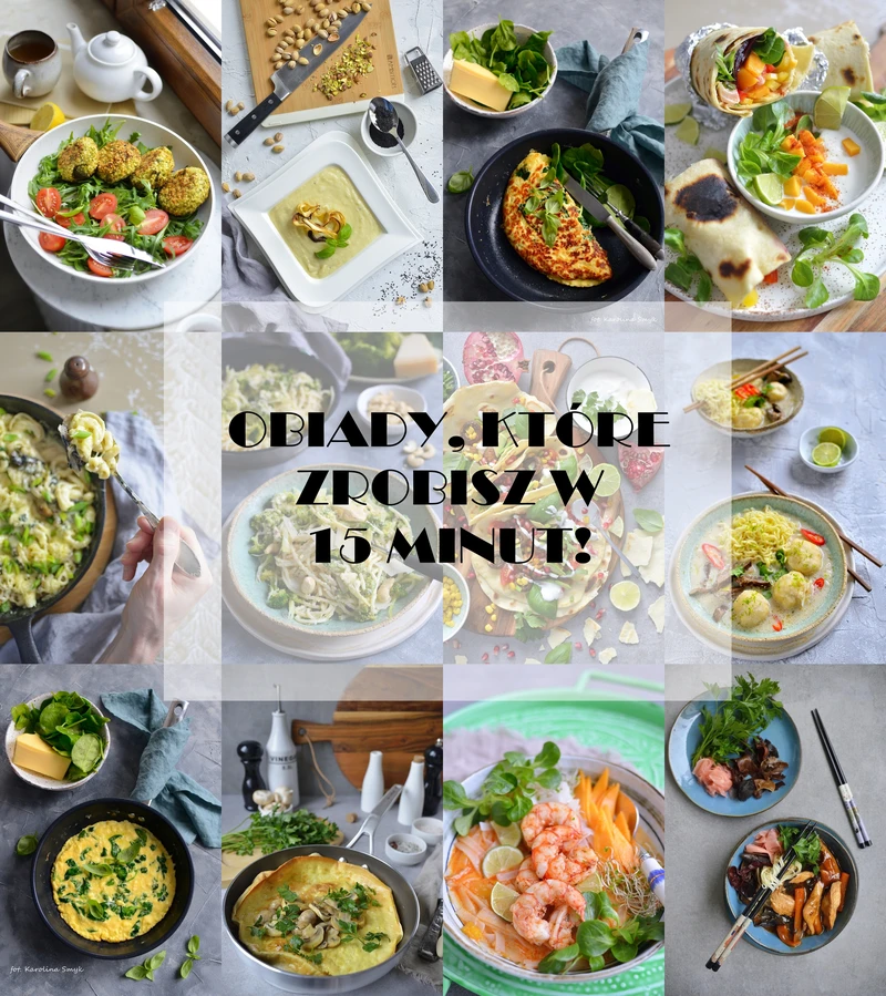 12 POMYSŁÓW NA LUNCH/OBIAD, KTÓRE ZROBISZ W KWADRANS!