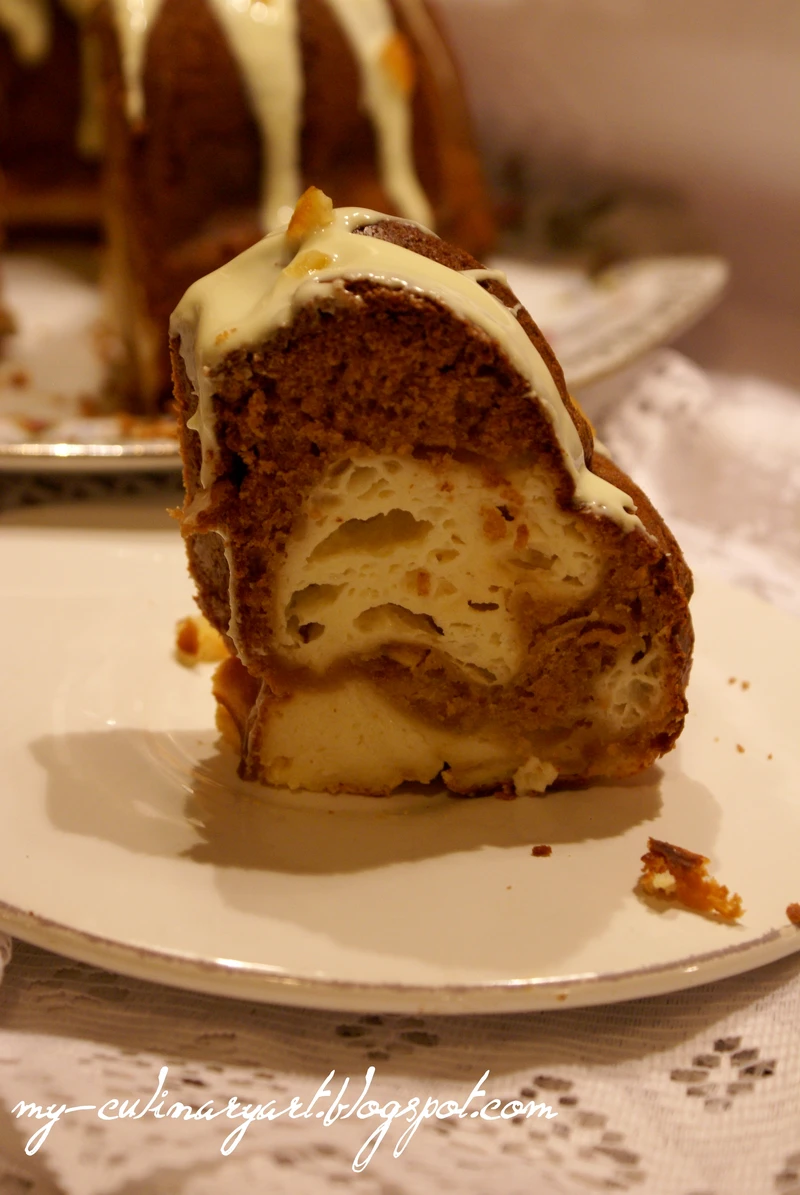 Babka piernikowa z serem