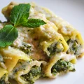 Włoskie cannelloni ze szpinakiem i ricottą
