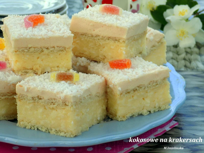 kokosowe ciasto na krakersach