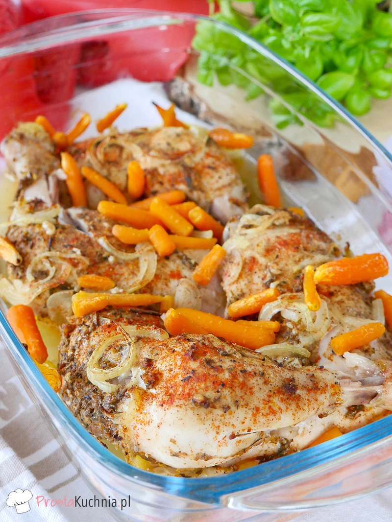 Pieczone udka z kurczaka