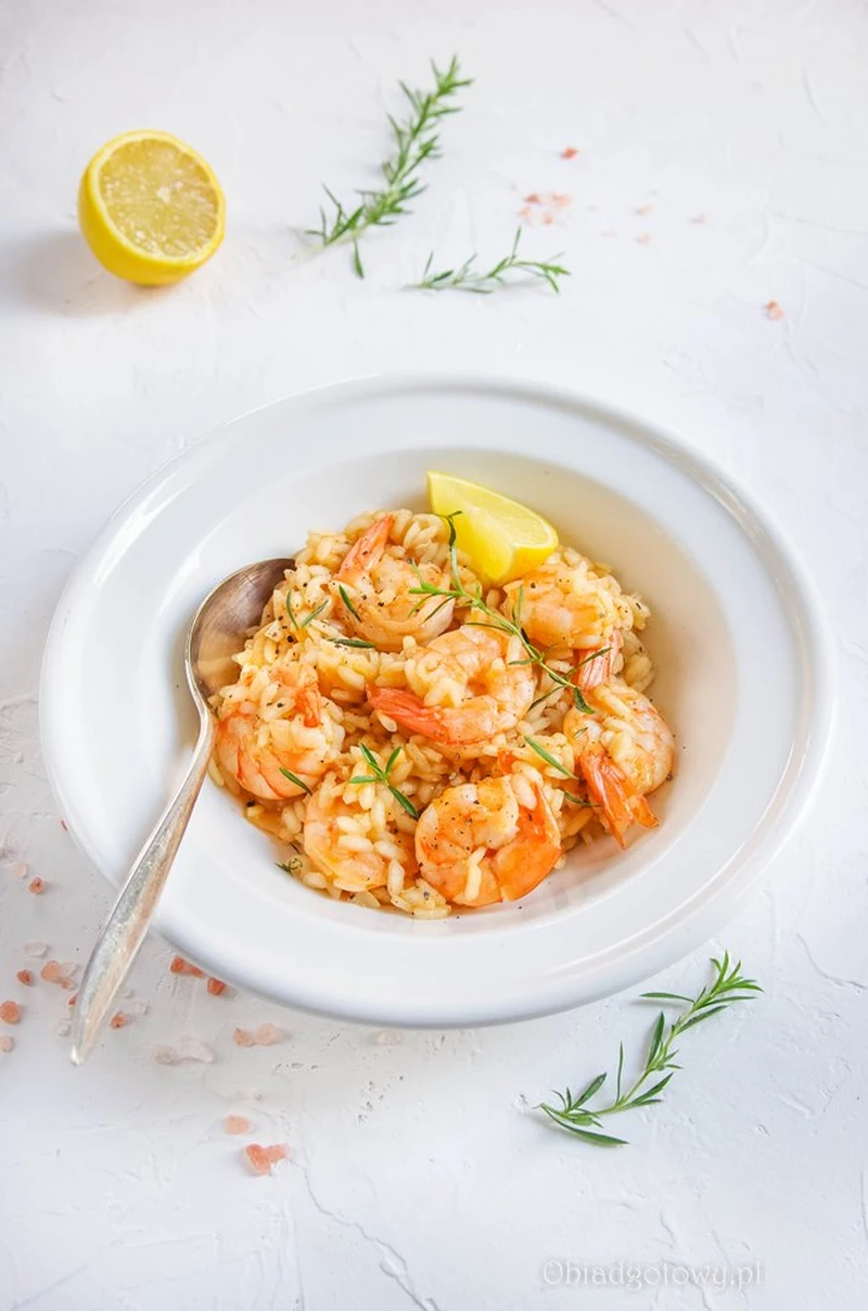Risotto z krewetkami