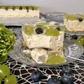 Pomarańczowy sernik na zimno z owocami i galaretką