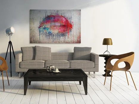 Smak słów - nowoczesny obraz na płótnie