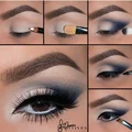 Śliczny make up oczu