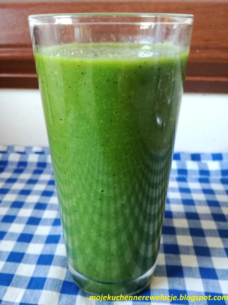 Odchudzający i oczyszczający koktajl "zielona moc" - 177 kcal