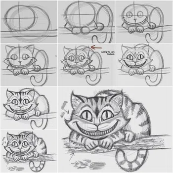 Kot - jak rysować