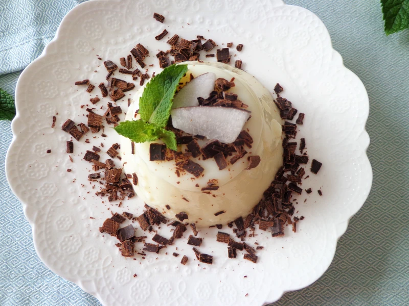 Kokosowa panna cotta