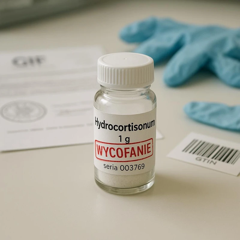 Wycofanie serii Hydrokortyzonu 003769: co muszą wiedzieć apteki, farmaceuci i pacjenci?