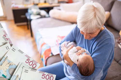 1500 złotych miesięcznie dla rodzin! Padła data pierwszych wypłat Babciowego!