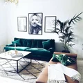 Zielona sofa