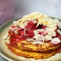 Wegańskie pancakes - przepis z batatami