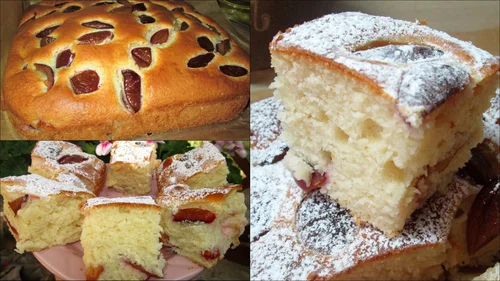 Ekspresowe ciasto ze śliwkami-pulchne i mięciutkie