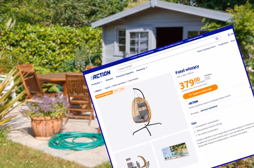 Ten wiszący fotel co roku robi furorę! Action odpalił właśnie promocję tygodnia i klienci ruszyli do sklepów