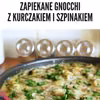 Jednogarnkowe, zapiekane gnocchi z kurczakiem i szpinakiem