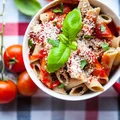 Makaron z pikantnym sosem pomidorowym czyli penne all'arrabbiata