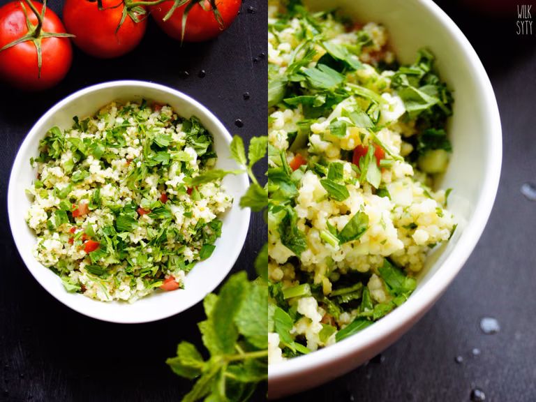 Tabbouleh z kaszą jaglaną (7 składników)